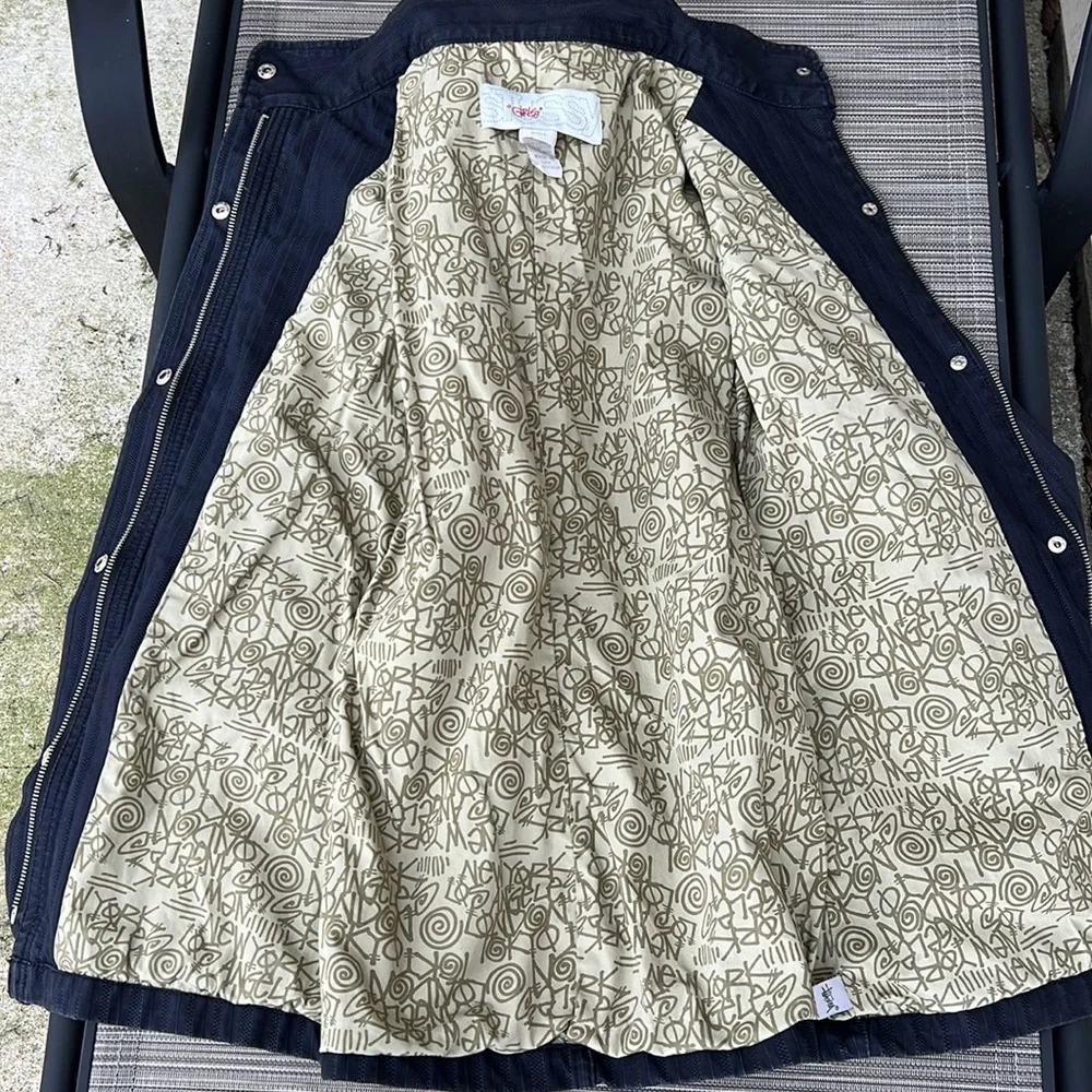 🎯RARE Stussy Military Style Jacket Gray Size Small - Picture 11 of 14